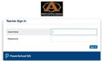 P/S Teacher Log In 